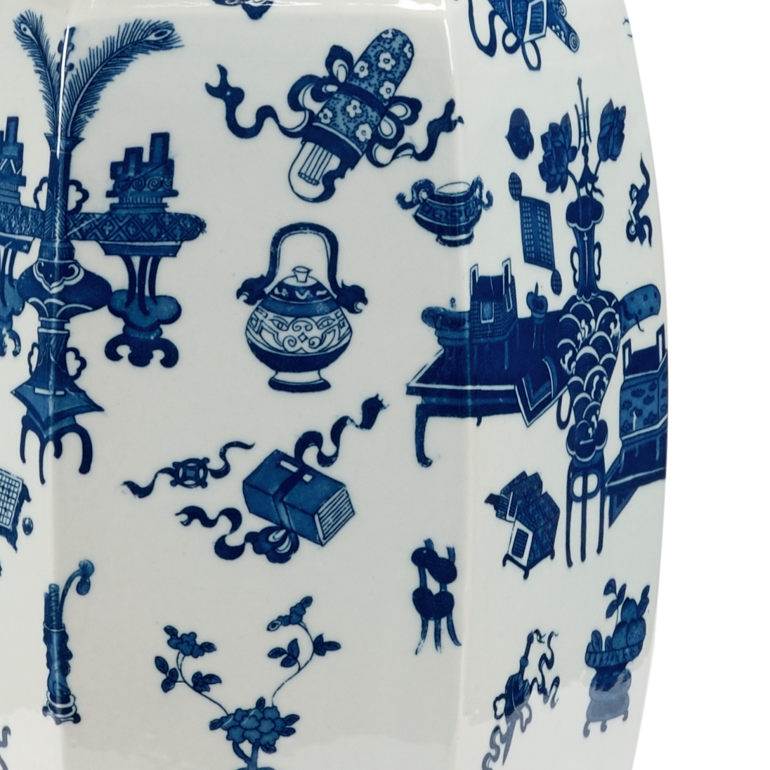 Chelsea House - Large Ming Vase in Blue/White