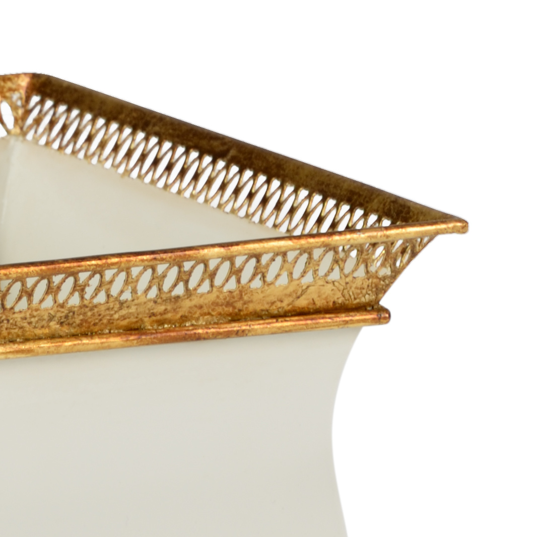 Chelsea House French Tole Planter - Cream