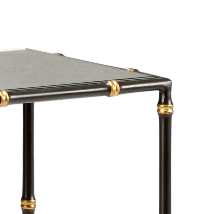 Chelsea House - Saigon Console in Espresso/Gold