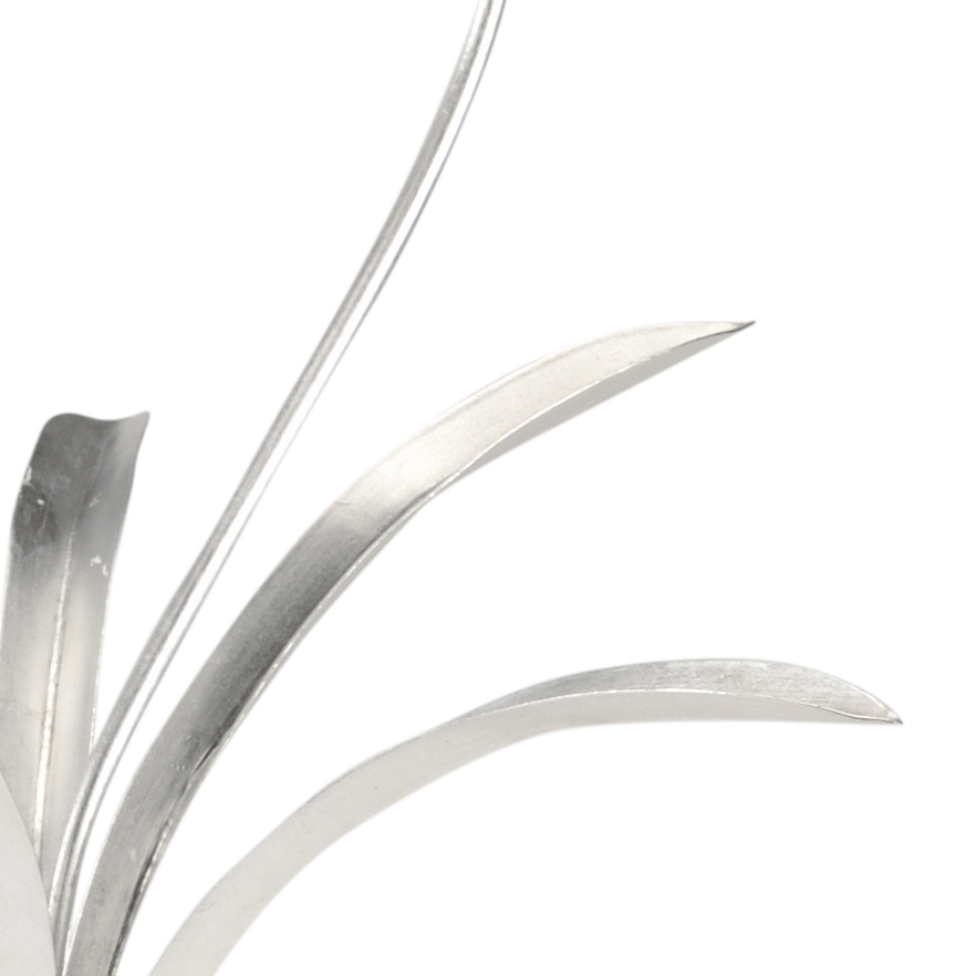 Chelsea House Orchid Stem - Silver, Small