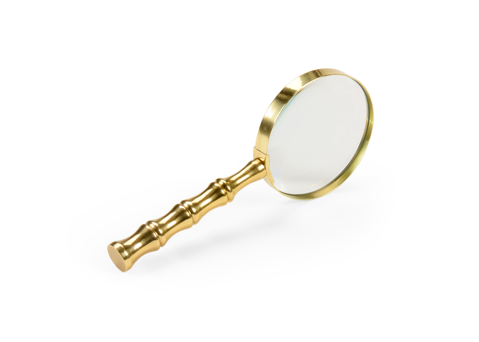 Chelsea House - Bamboo Magnifier in Antique Brass