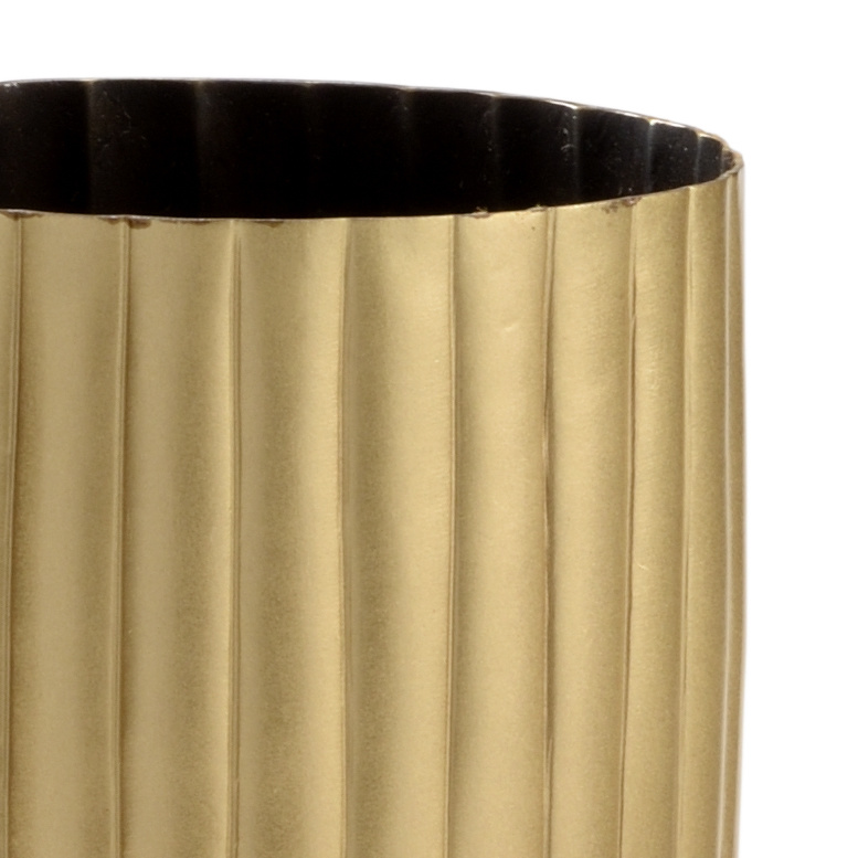 Chelsea House - Shifting Lines Vase in Gold