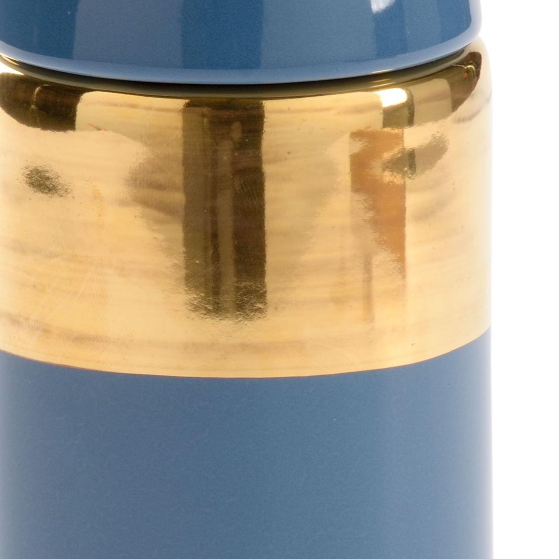 Chelsea House - French Banded Jar in Blue