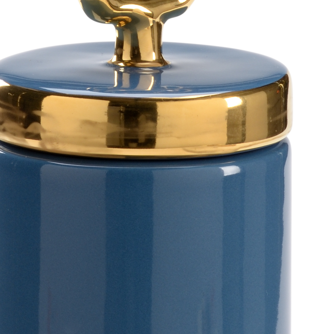 Chelsea House - French Lidded Jar in Blue