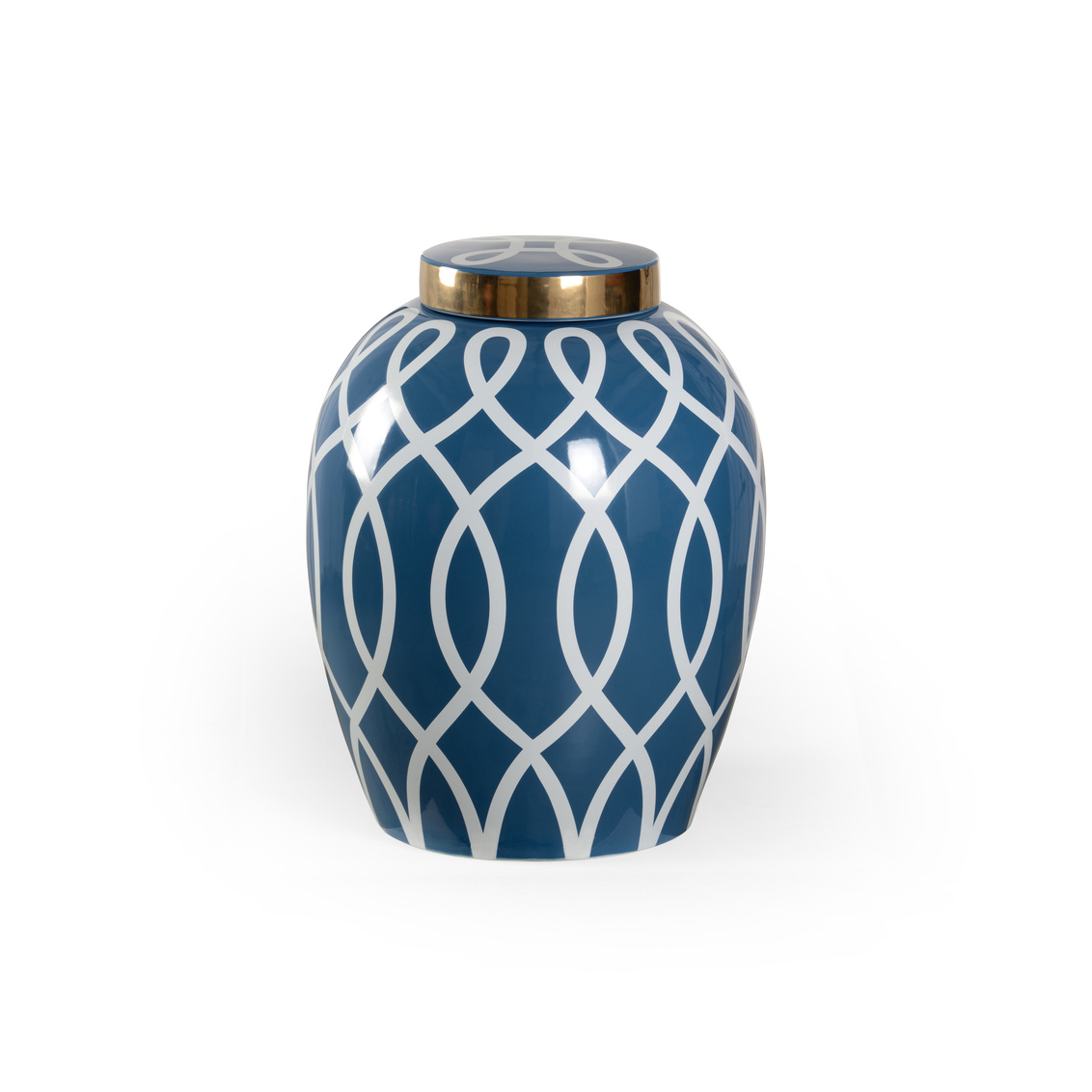 Chelsea House Sarah Ginger Jar - Blue