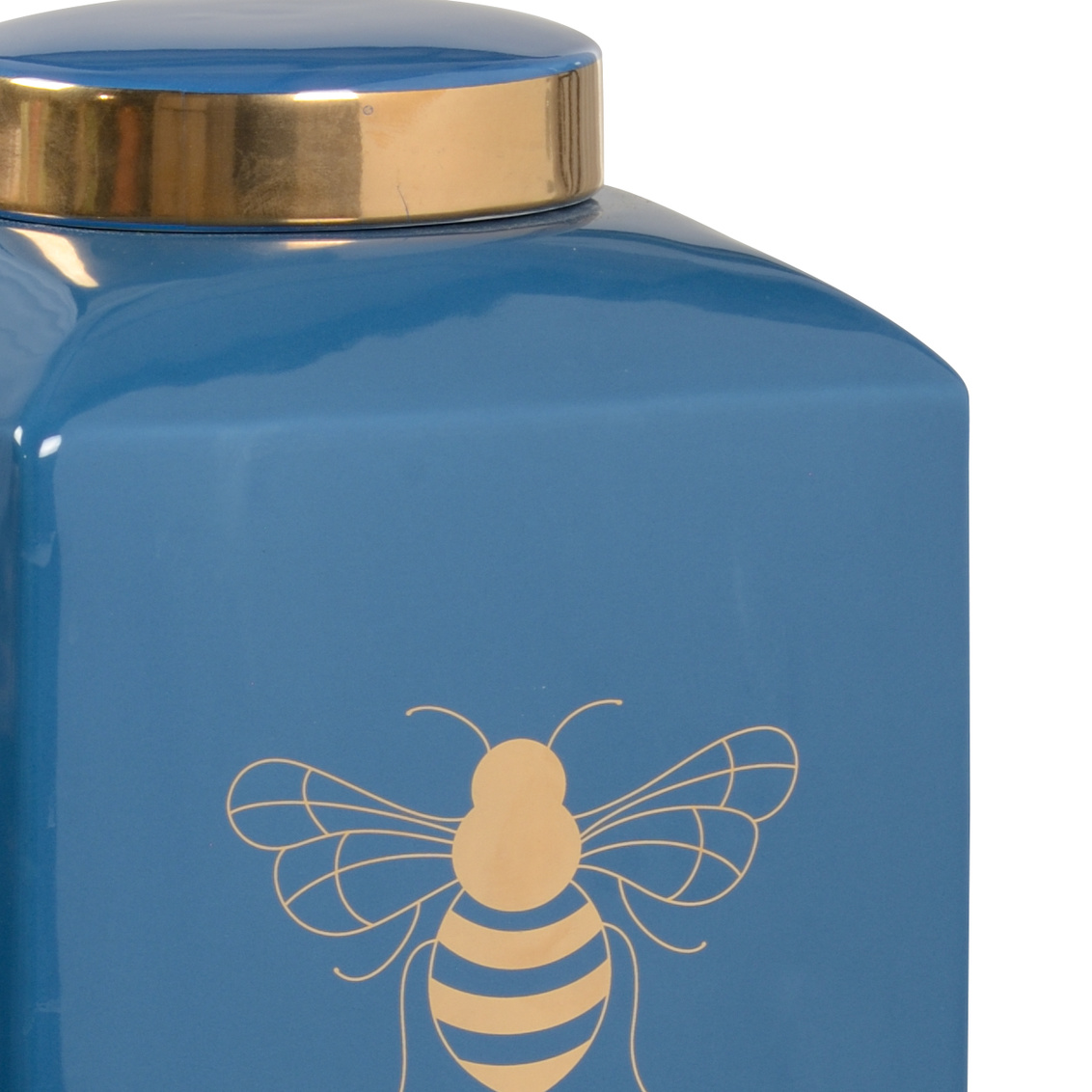 Chelsea House Bee Gracious Ginger Jar - Blue