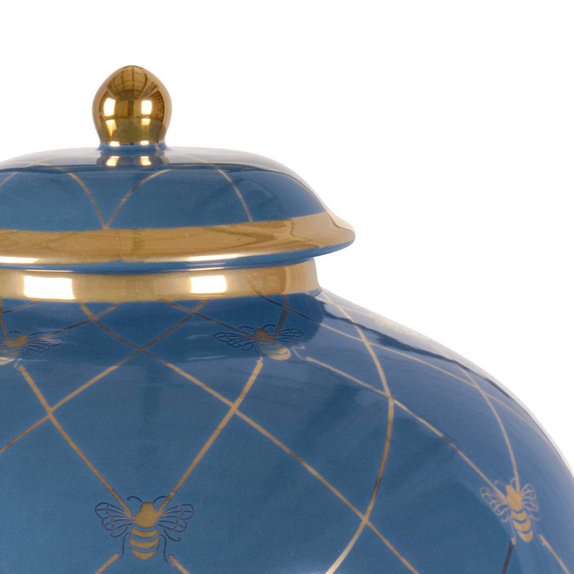 Chelsea House Bee Humble Jar Small - Blue