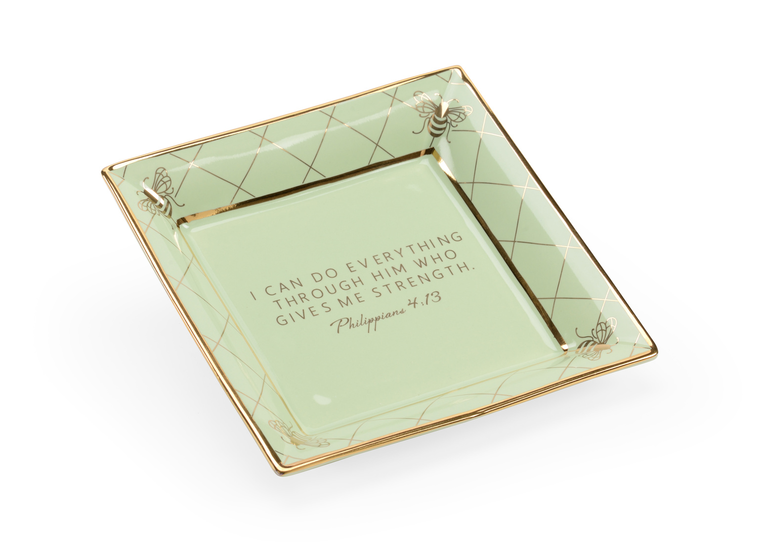 Chelsea House - Square Bee Verse Plate