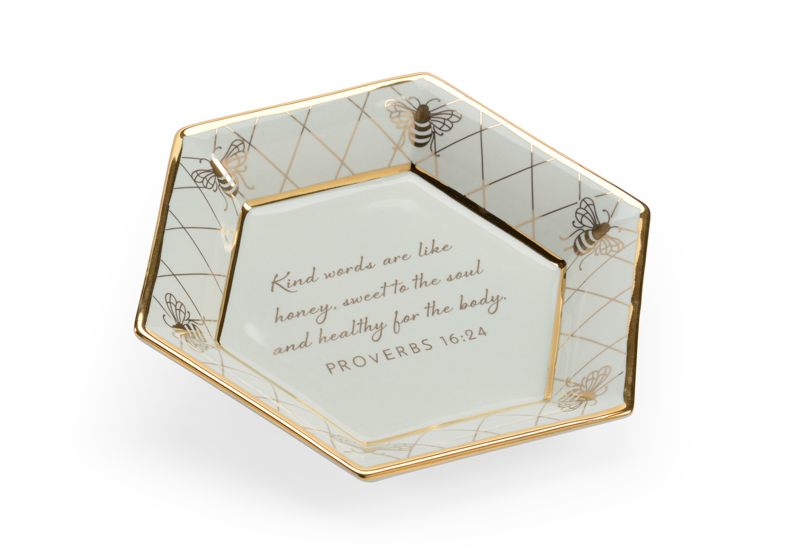 Chelsea House - Honeycomb Bee Verse Plate