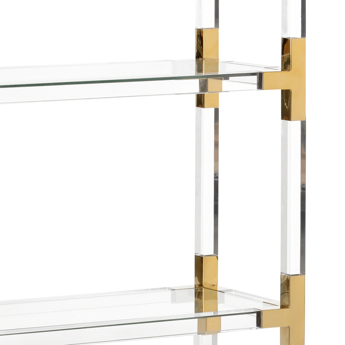 Chelsea House - Gainsboro Etagere in Brass