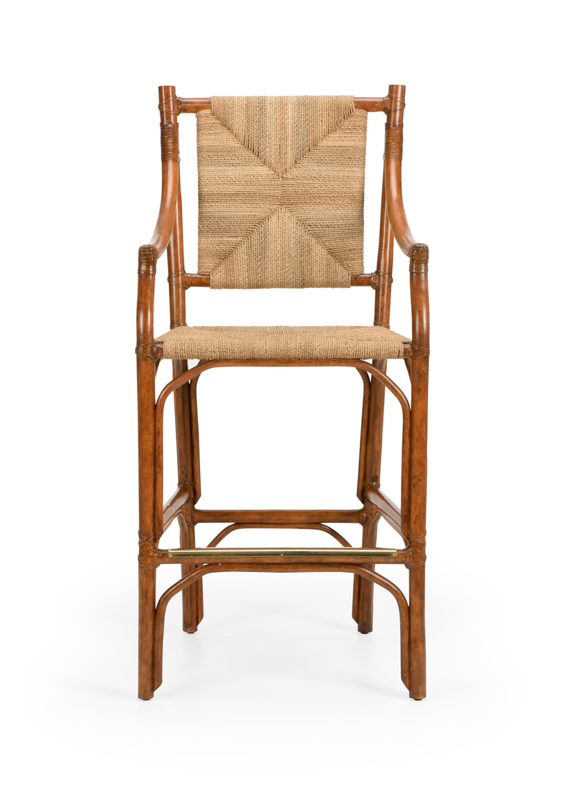 Chelsea House Mecklenburg Barstool - Natural