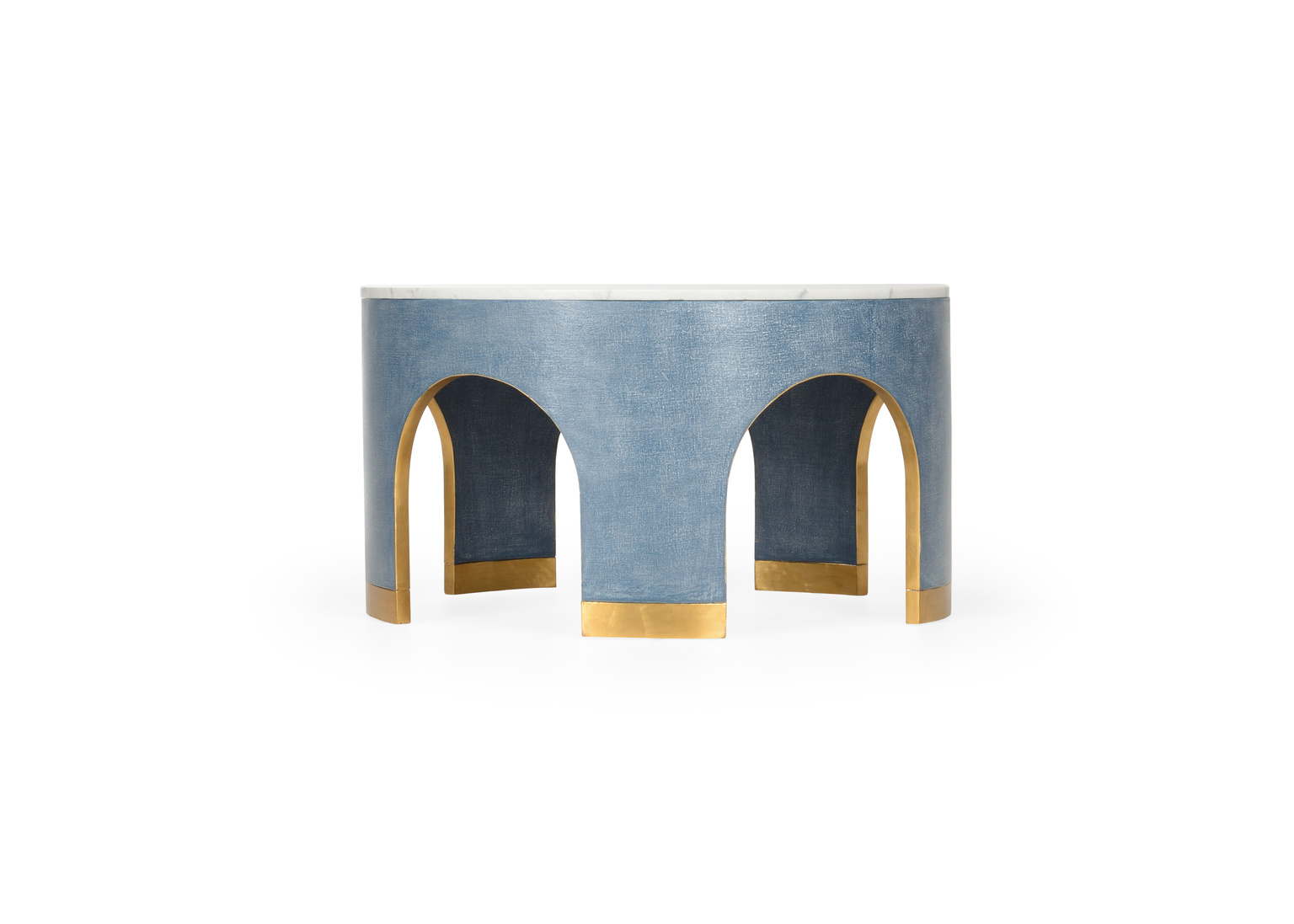 Chelsea House Aqueduct Cocktail Table - Blue