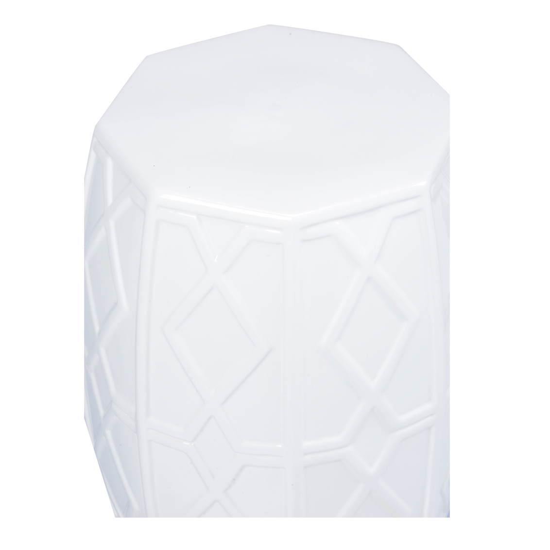 Chelsea House Andreu Garden Stool - White