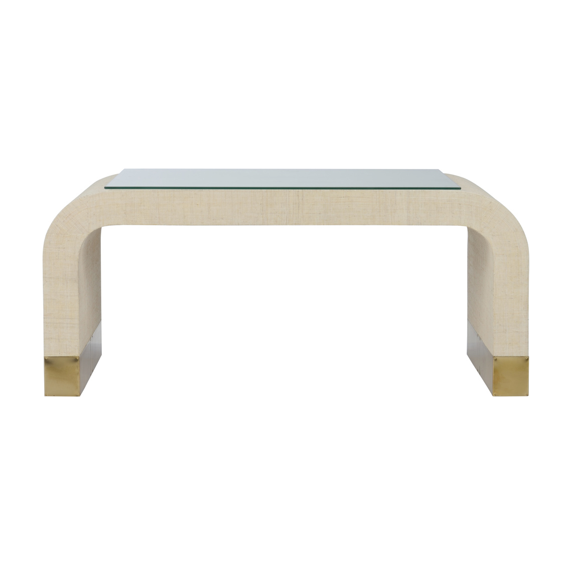 Chelsea House Waterfall Coffee Table - Cream