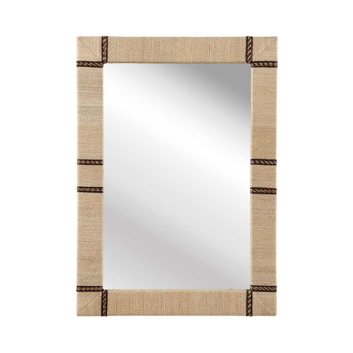 Chelsea House - Newton Mirror in Cream/Chocolate/Clear/Plain