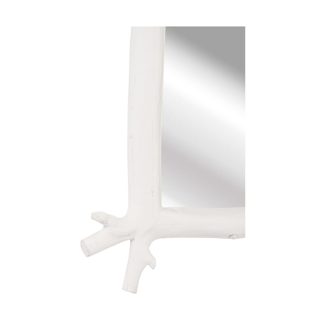 Chelsea House - Grotto Mirror Vertical in Faux Bois White