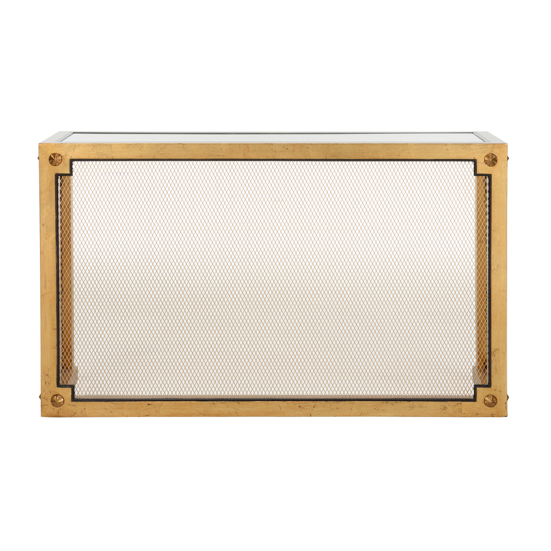 Chelsea House Caned Console - Gold