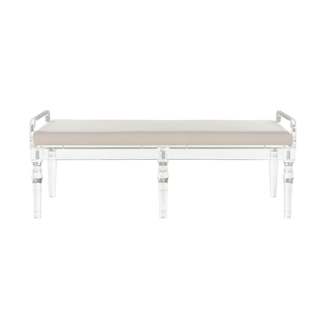 Chelsea House - Masters Acrylic Bench in Clear/Natural