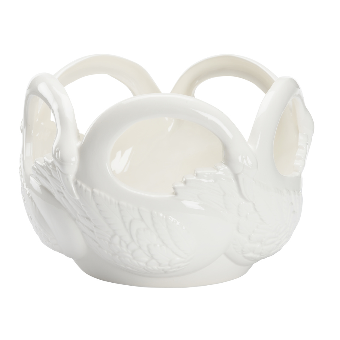 Chelsea House - Swan Bowl in White