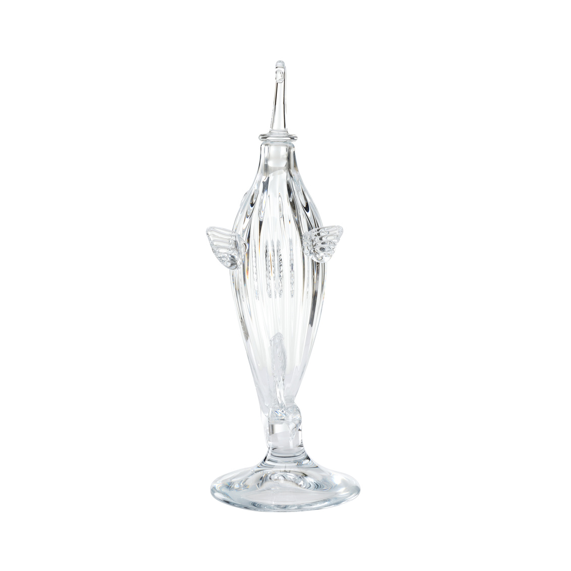 Chelsea House - Hand Blown Fish Decanter in Clear