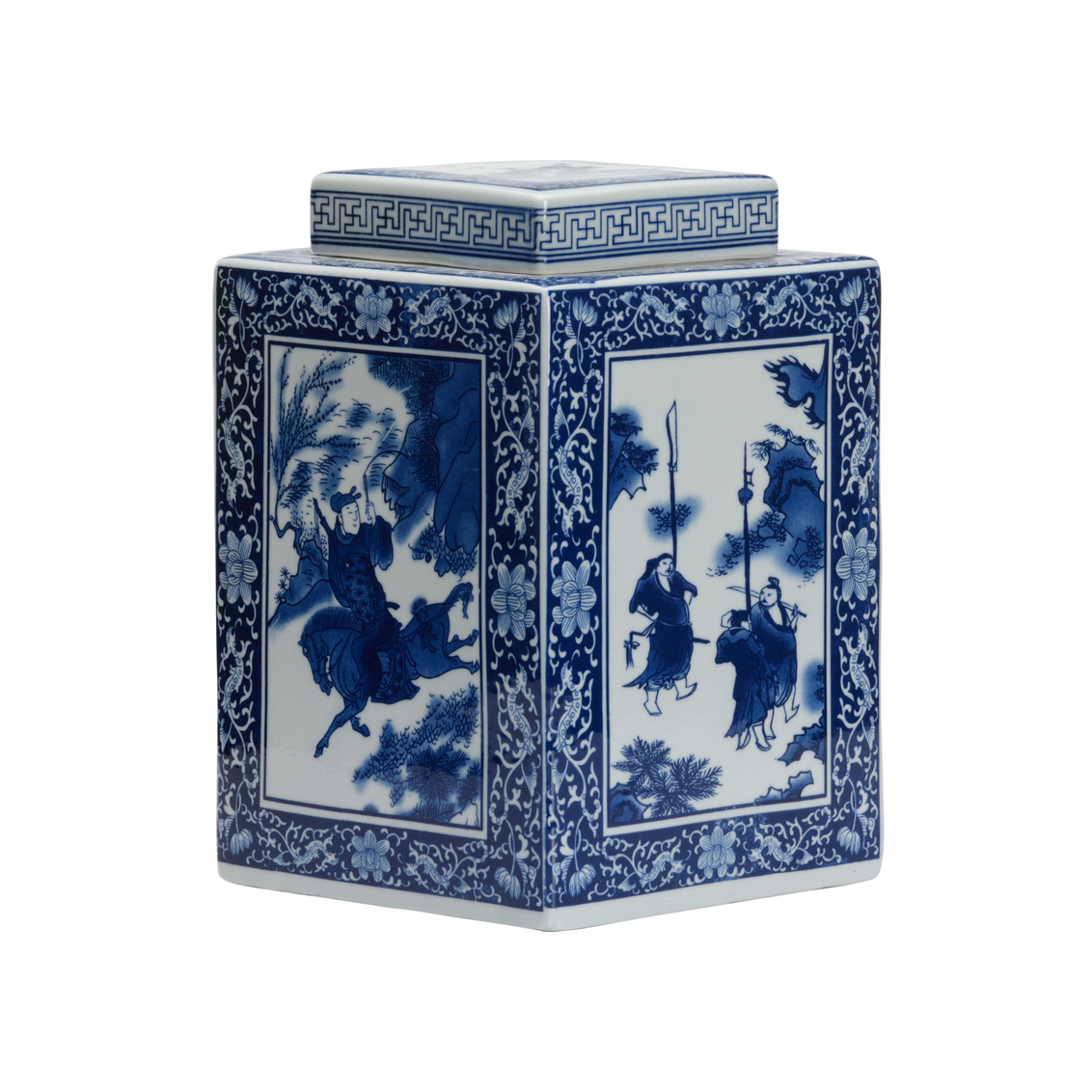 Chelsea House - Dynasty Tea Jar in Blue/White