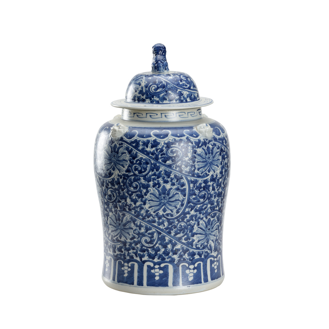 Chelsea House Song Blossom Ginger Jar - Blue/ White