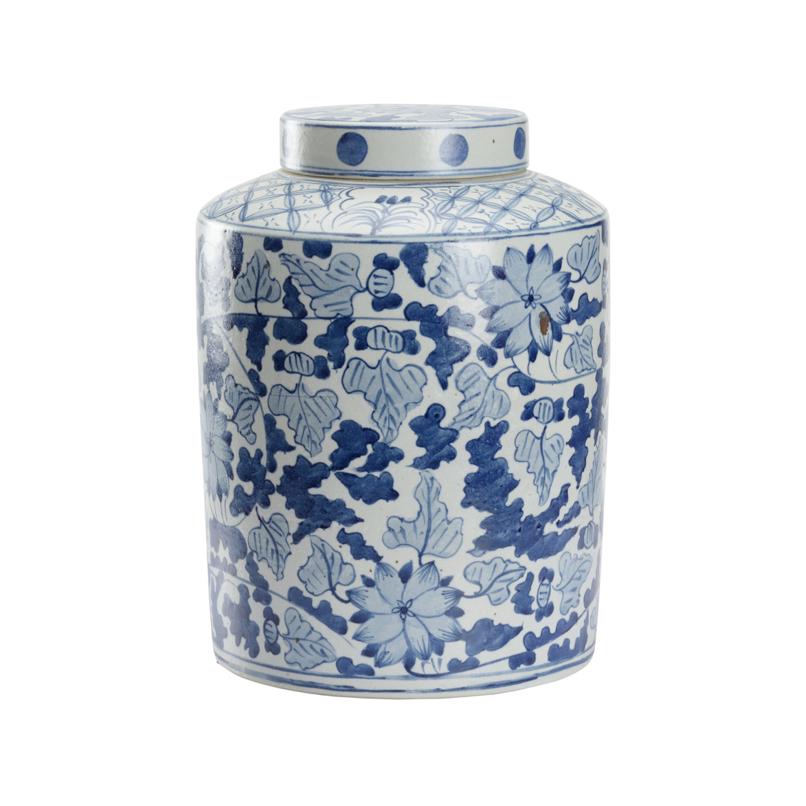 Chelsea House - Song Leaf Ginger Jar in Blue/White