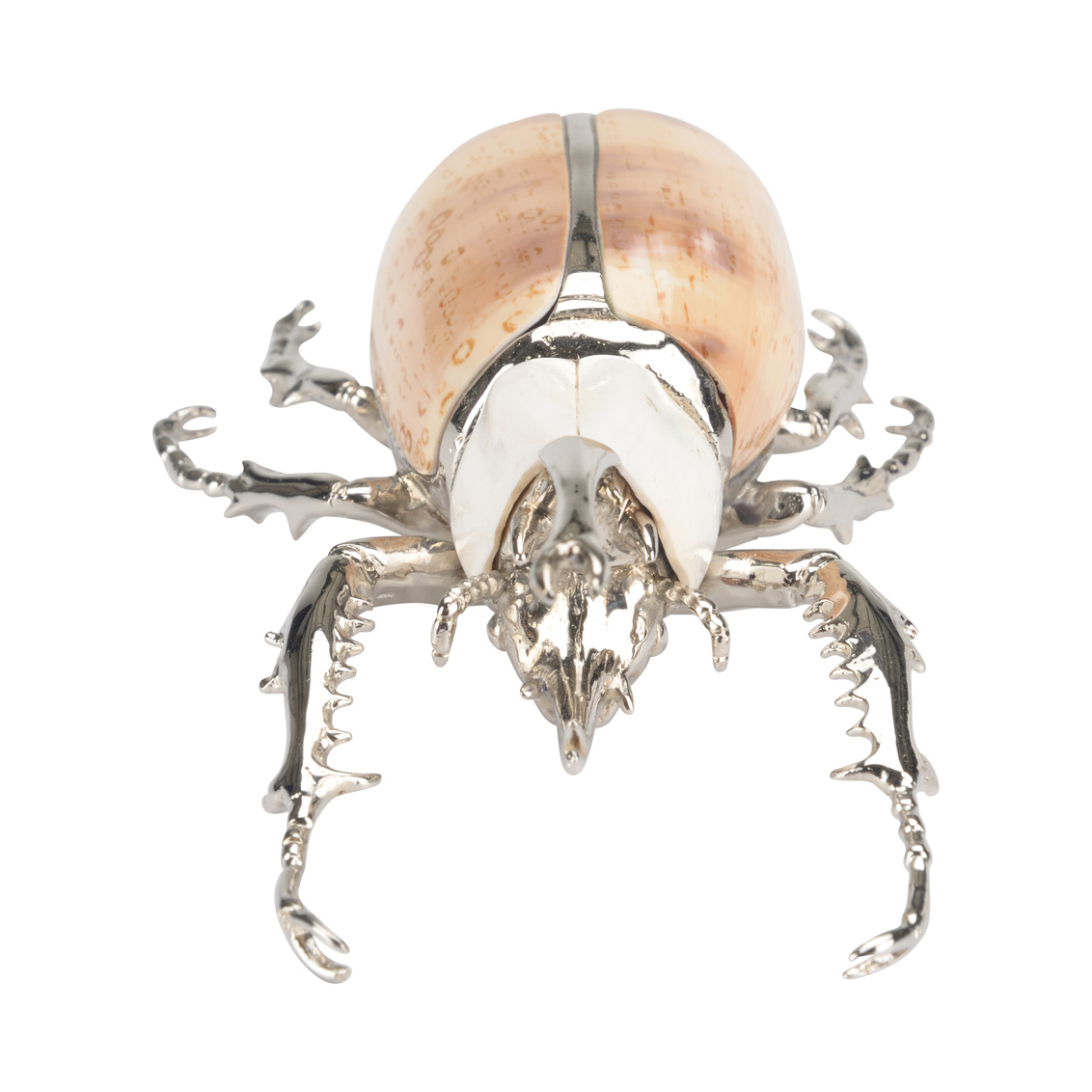 Chelsea House - Beetle Paperweight in Silver Plated