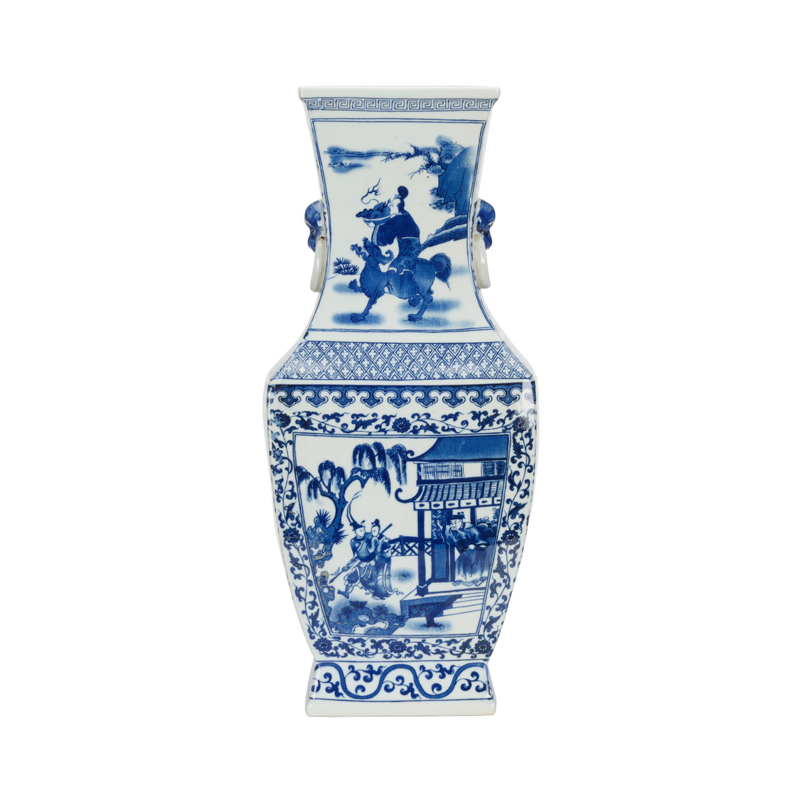 Chelsea House - Meiling Dragon Vase in Blue/White