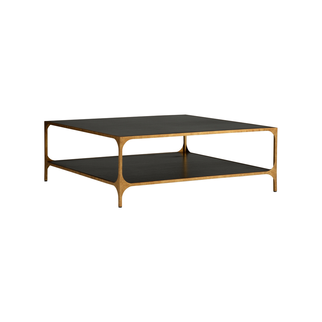 Chelsea House - Herman Coffee Table in Gold Leaf/Black