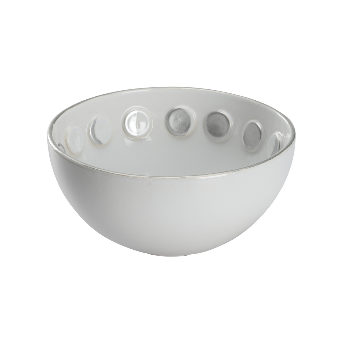 Chelsea House - Harvest Moon Bowl in White/Hand Painted