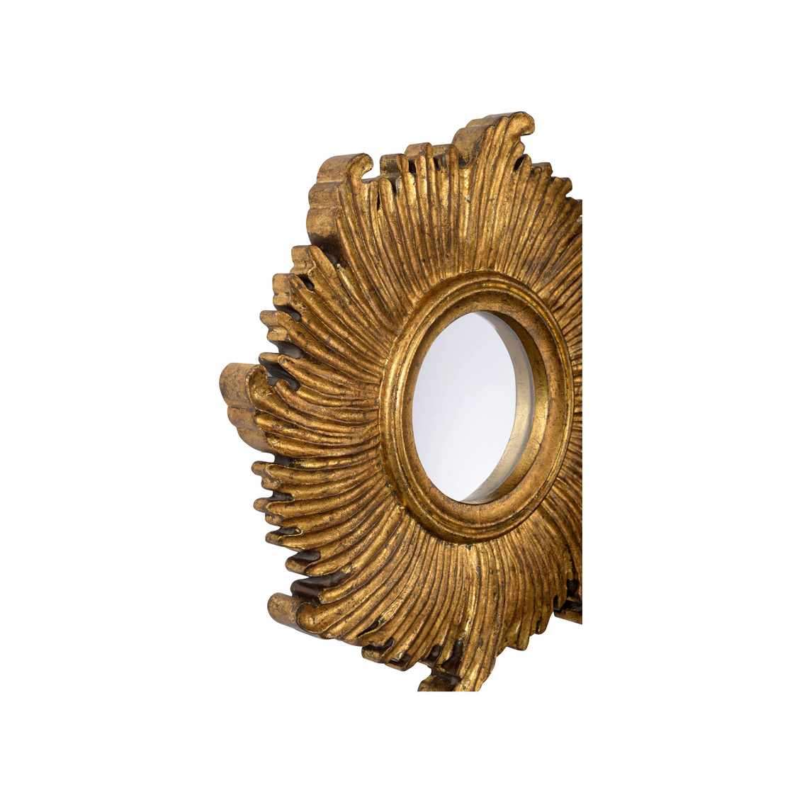 Chelsea House - Daybreak Mirror in Antique Gold/Clear