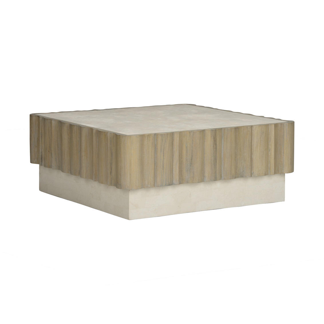 Chelsea House - Nido Cocktail Table in Gray/Natural White