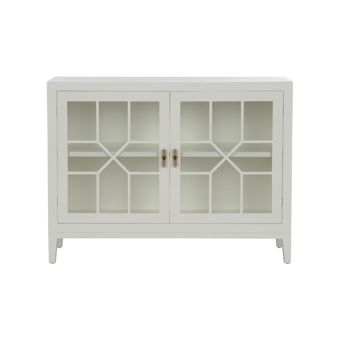 Chelsea House - Silhouette Chest in White/Clear