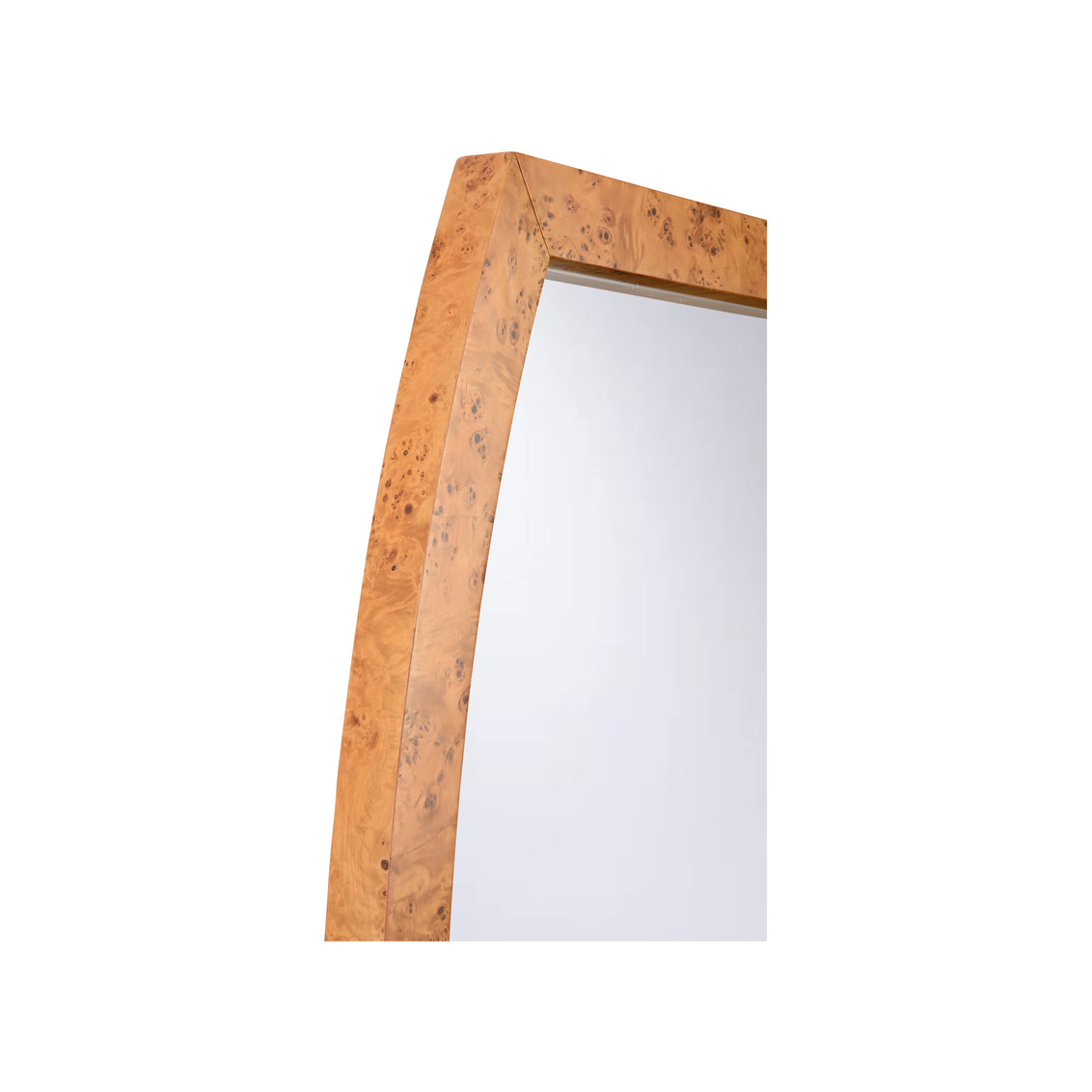 Chelsea House - Hewett Mirror in Dark Burlwood/Clear/Plain