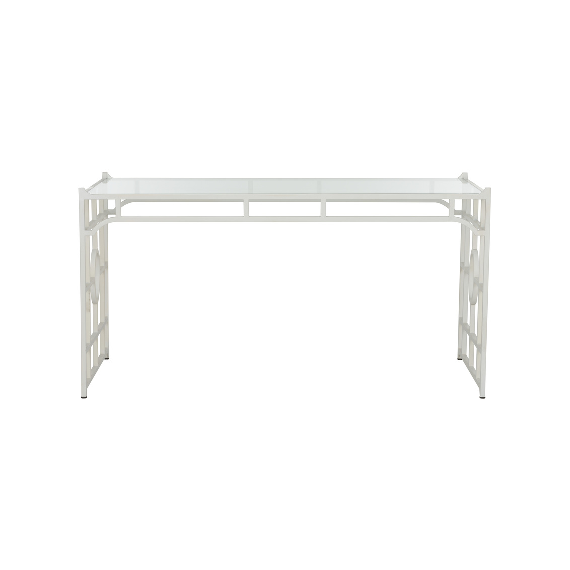 Chelsea House - Trellis Desk in White/Clear