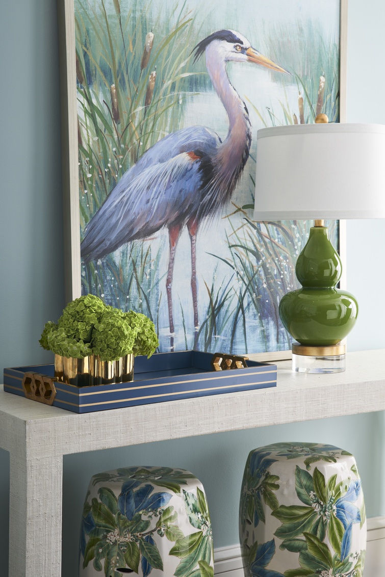 Chelsea House - Marsh Heron I in Multi-Color