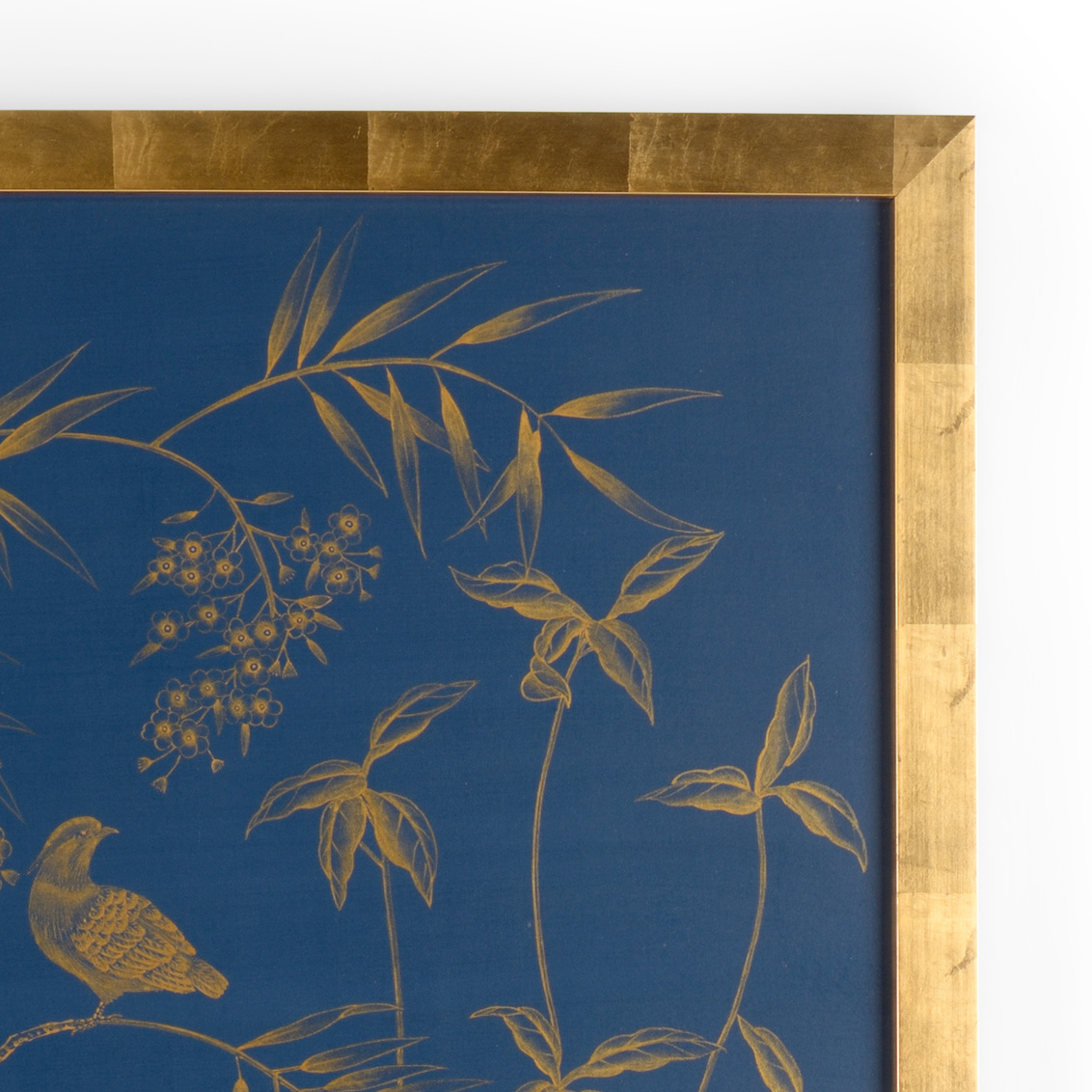 Chelsea House - Gold Buckhead Panel On Blue A