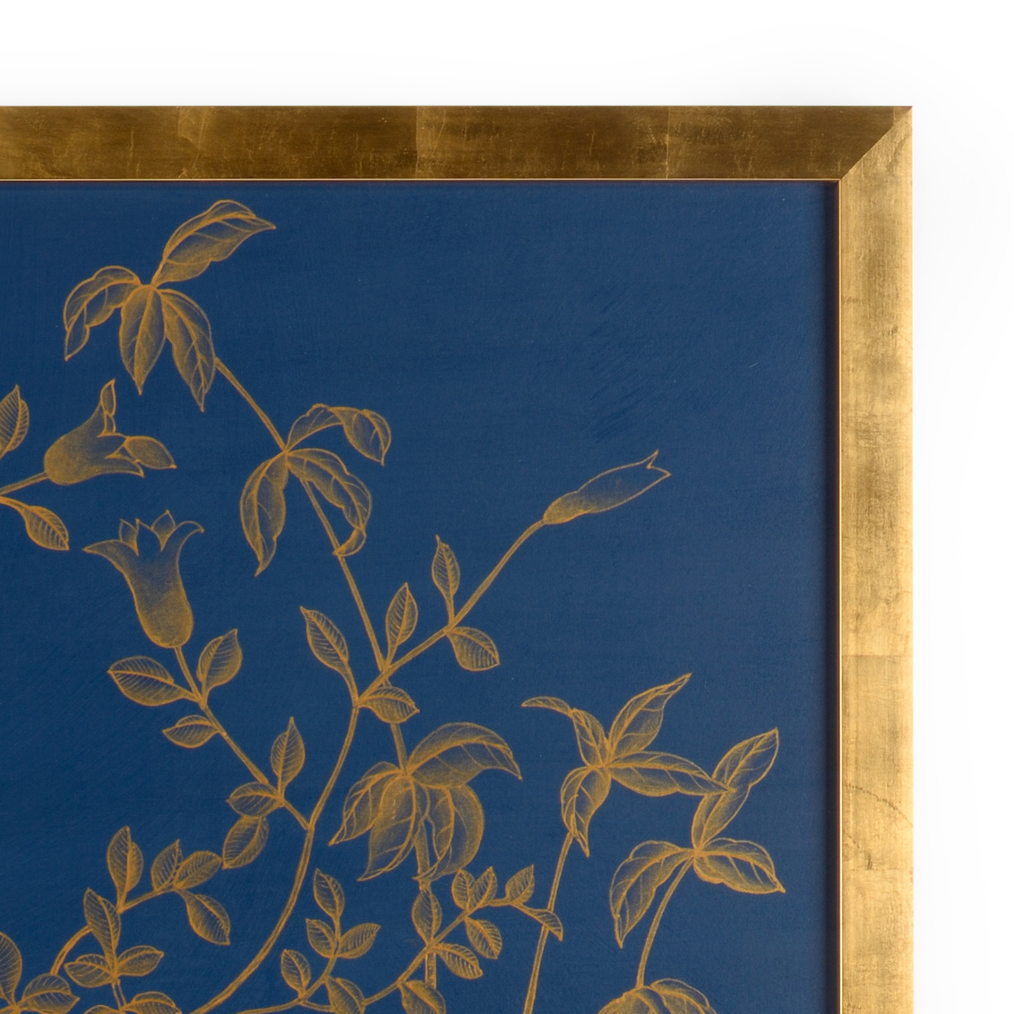 Chelsea House - Gold Buckhead Panel On Blue B