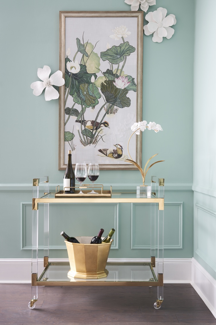 Chelsea House - Lotus Pond II in Multi-Color