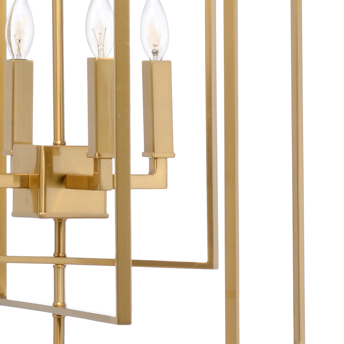 Chelsea House Cube Chandelier - Antique Brass