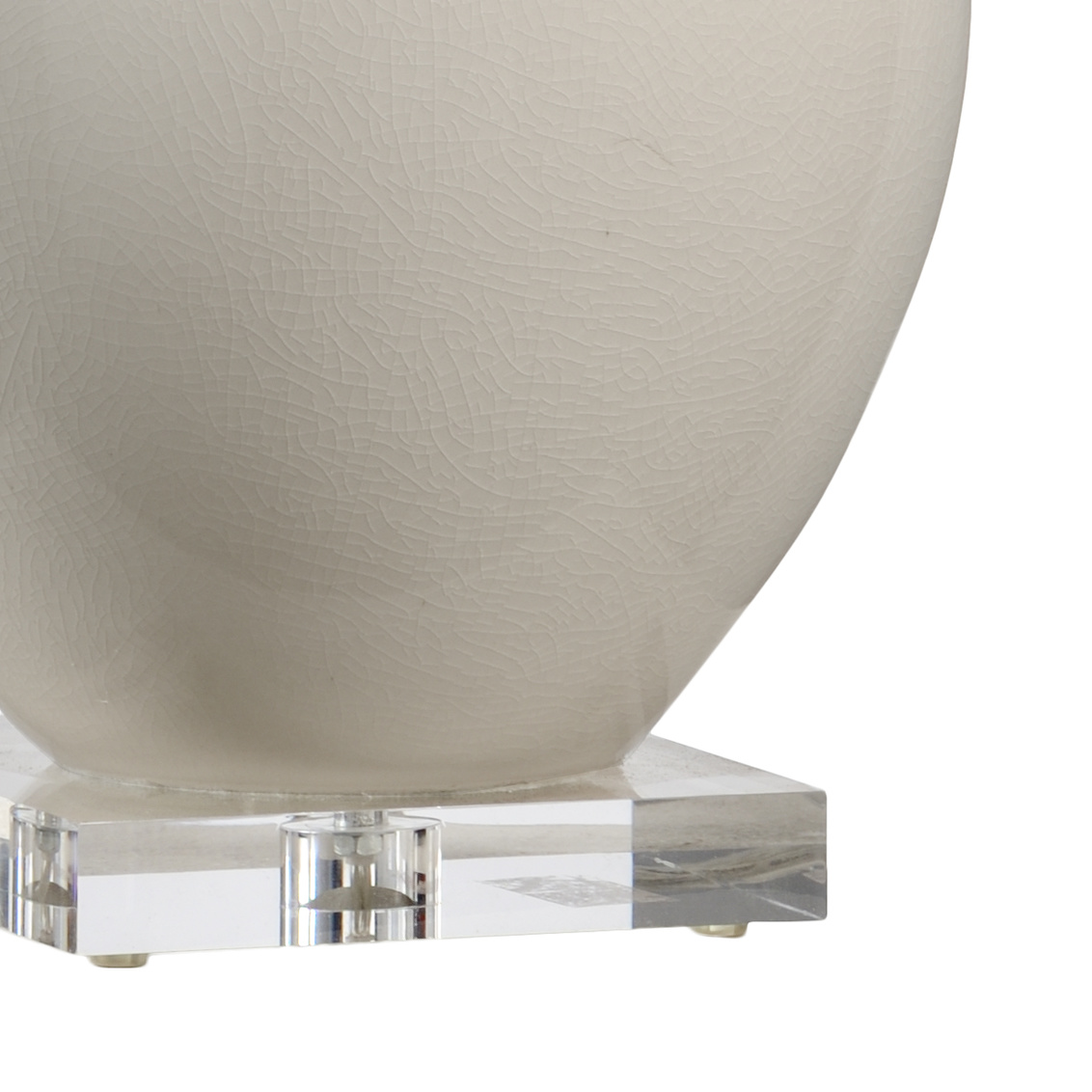 Chelsea House Fulton Vase Lamp - Cream