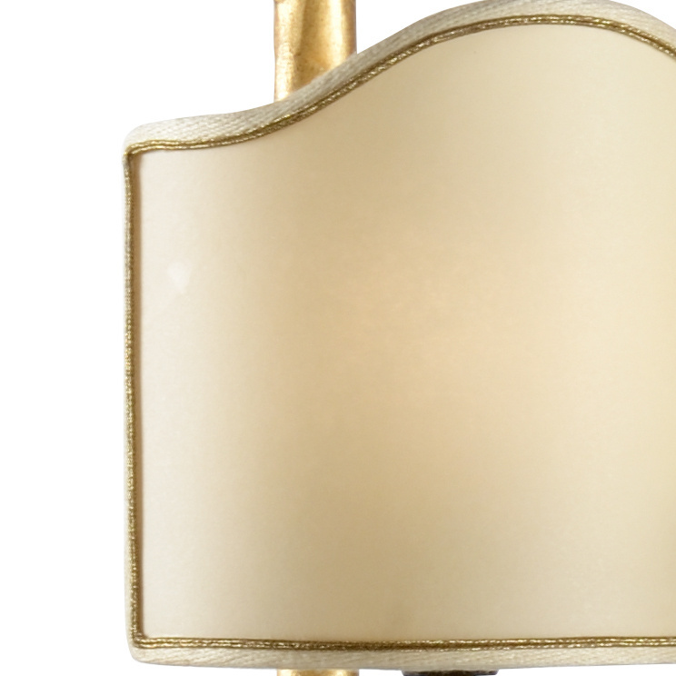 Chelsea House Oak Leaf Lamp - Gold Leaf, Left Facing