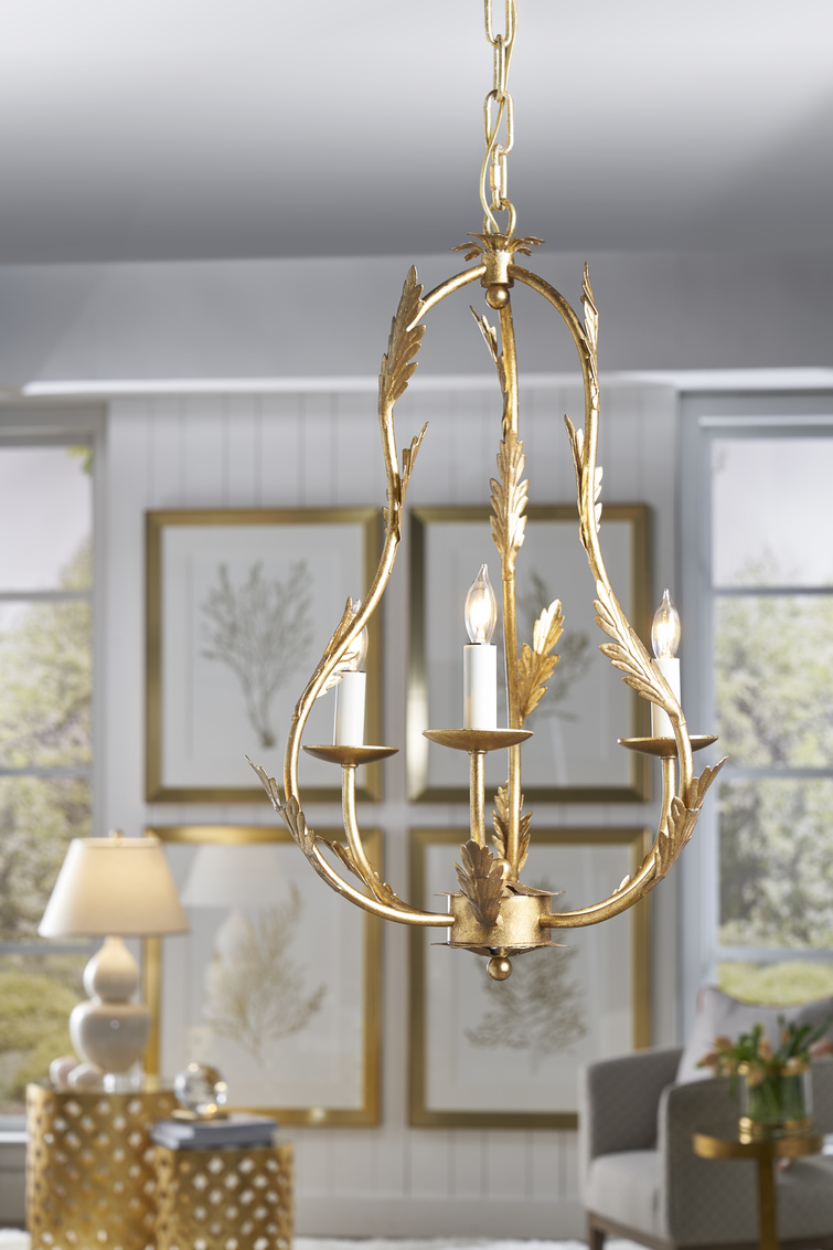 Chelsea House - Petite Chandelier in Gold