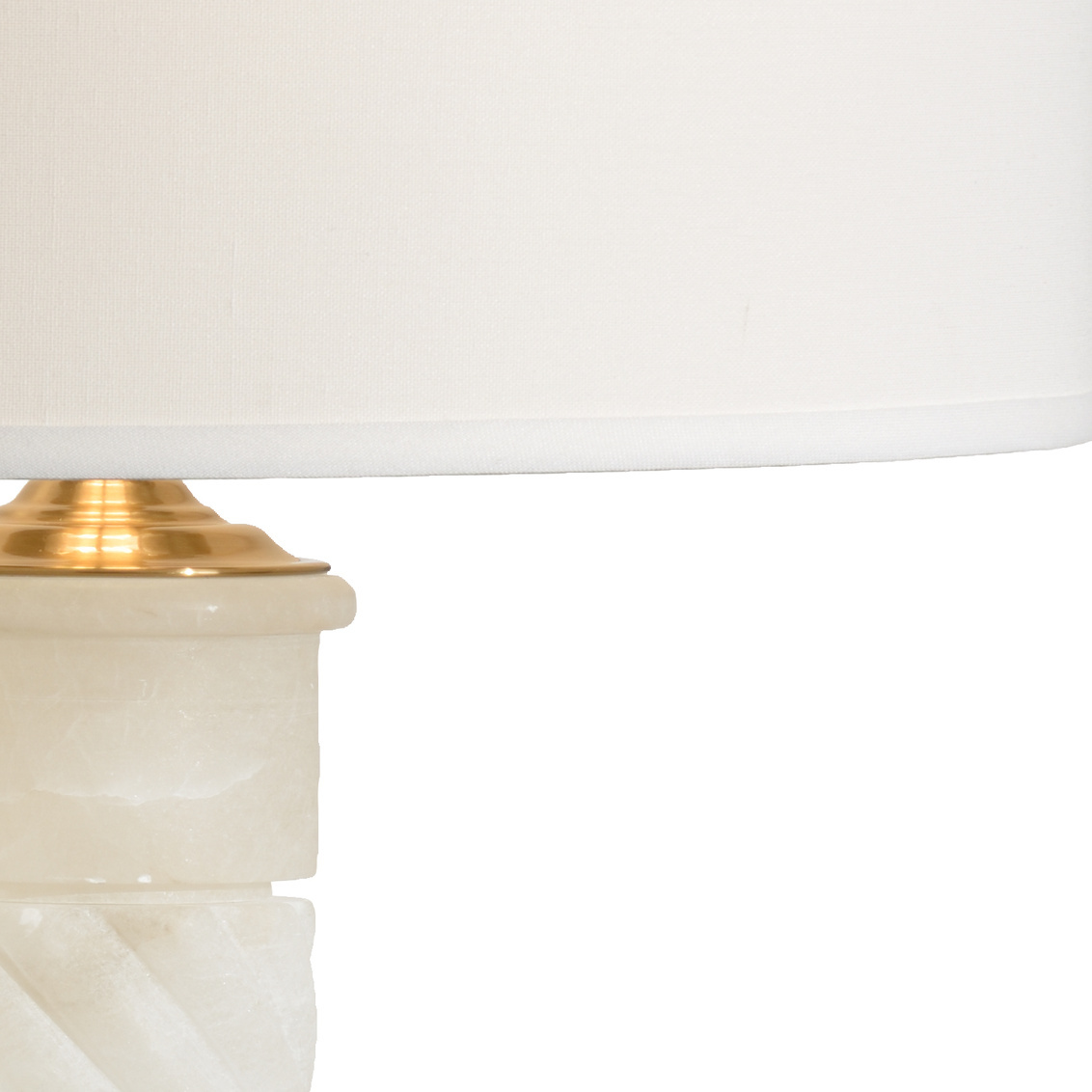 Chelsea House - Roman Alabaster Lamp in Natural White