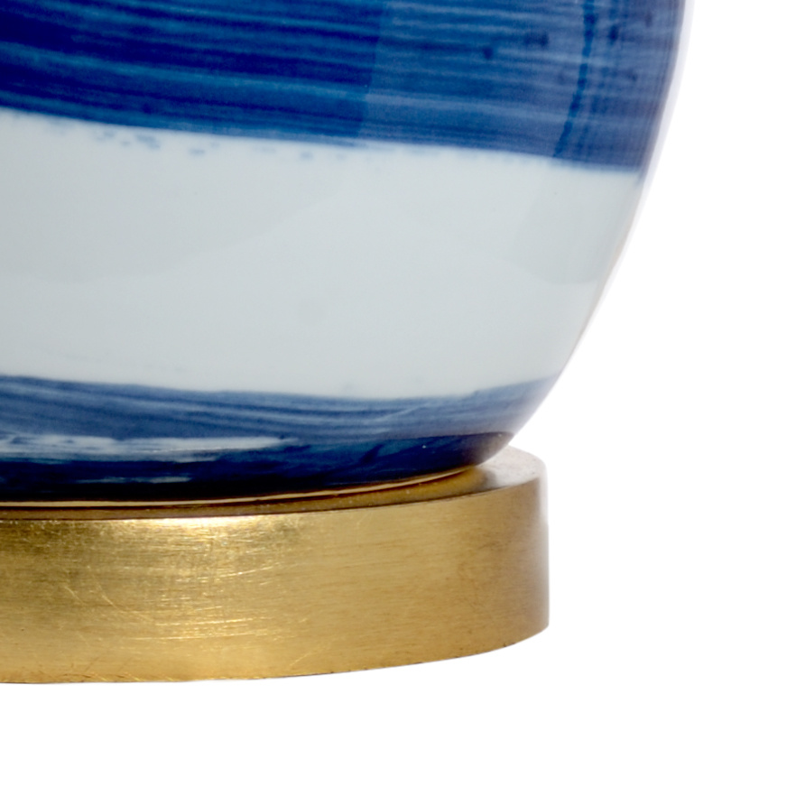 Chelsea House™ Essex Lamp - Cobalt/White