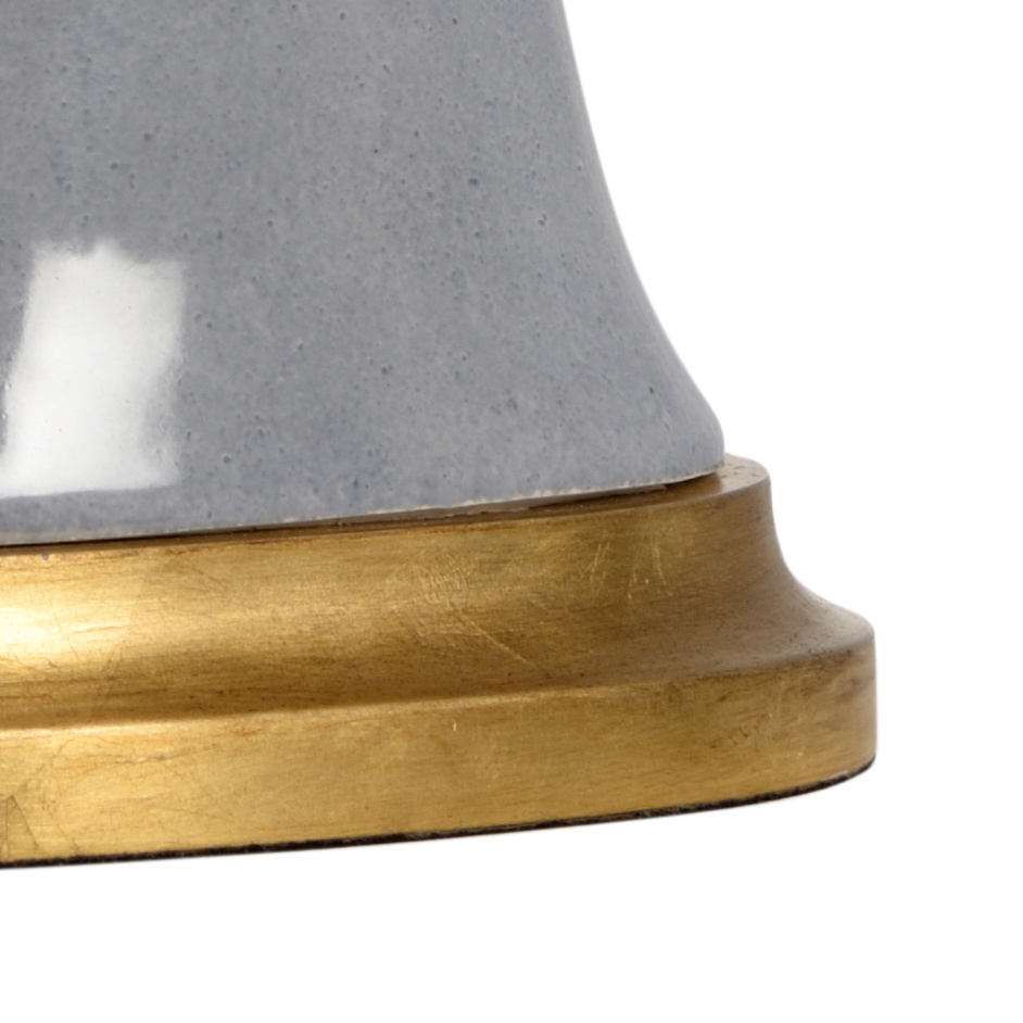 Chelsea House Hopper Lamp - Mottled Gray