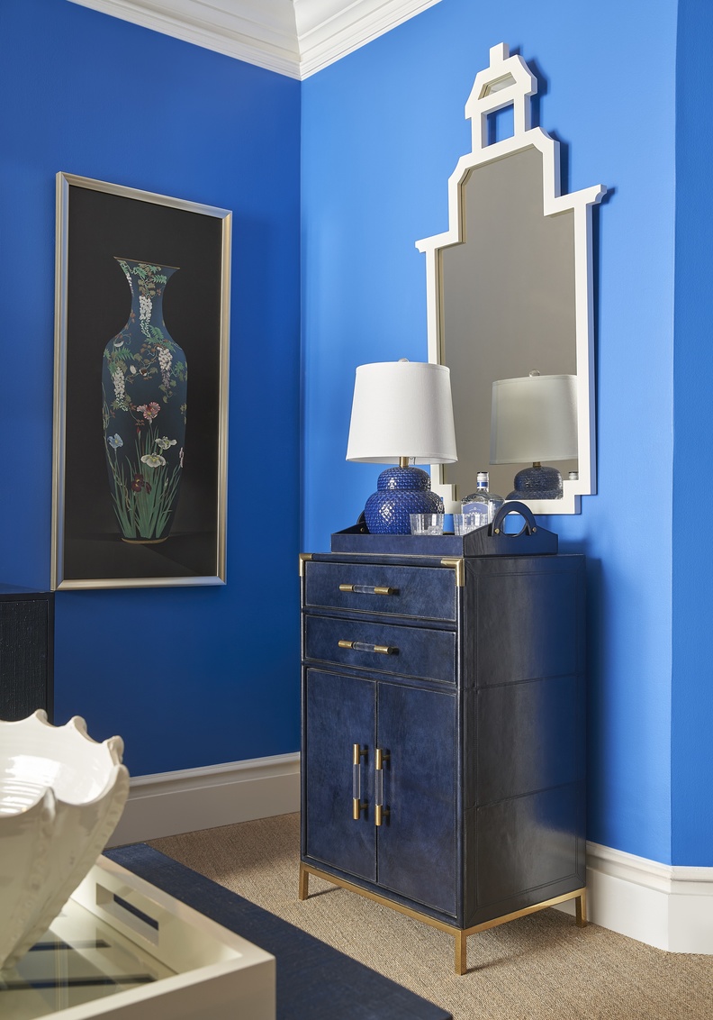 Chelsea House - Wrightsville Lamp in Blue