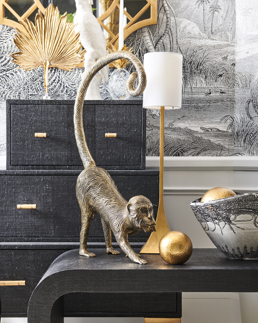 Chelsea House - Buffet Lamp in Antique Gold Leaf