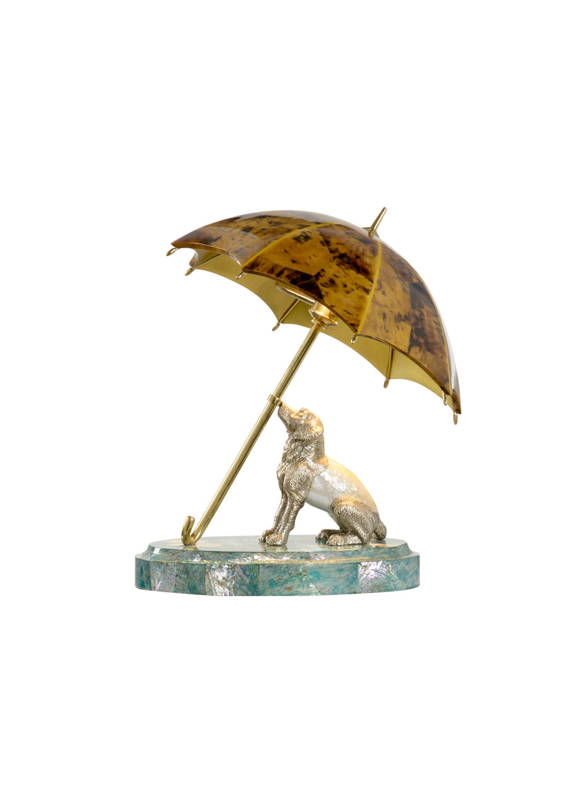 Chelsea House - Dog And Umbrella Lamp